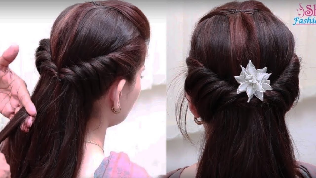 Easy Hair Style for Long Hair || Ladies Hair Style Videos 2018 - PART3 -  YouTube