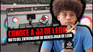 ¡Conoce a JJ De León! Nieto del entrenador de boxeo Juan De León.⚾️🔥🥊