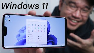 So... I Ran Windows 11 On My One Plus 6 Phone!! And Here Are My Thoughts