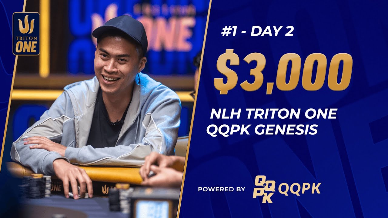 $3K NLH Triton ONE QQPK Genesis – Event #1, Day 2 | JEJU II 2025