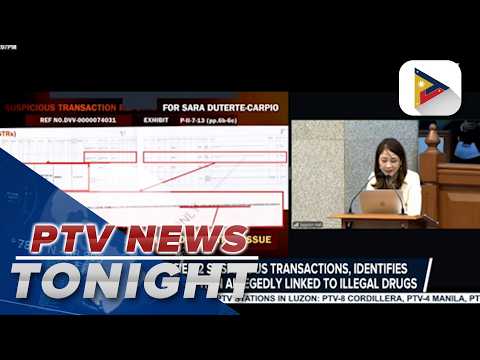 AMLC official’s testimony focused on suspicious transactions involving VP Sara Duterte