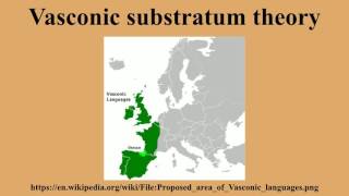 Vasconic substratum theory