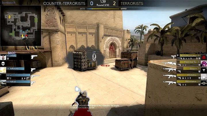 CS:GO ~ Mirage INSANE 1v5 Instant Ninja Defuse