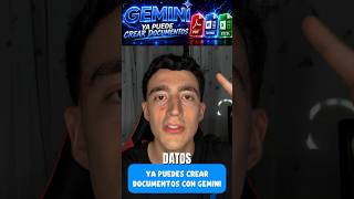 Ahora Gemini puede Crear Documentos PDF y Word!!! #noticias #tips #word