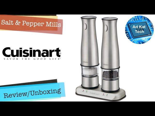 Cuisinart Rechargeable Salt & Pepper Grinder Set