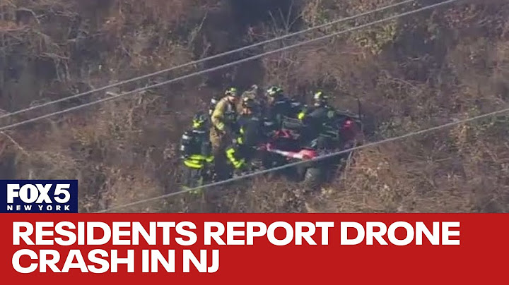 Residents report drone crash in NJ, investigation underway