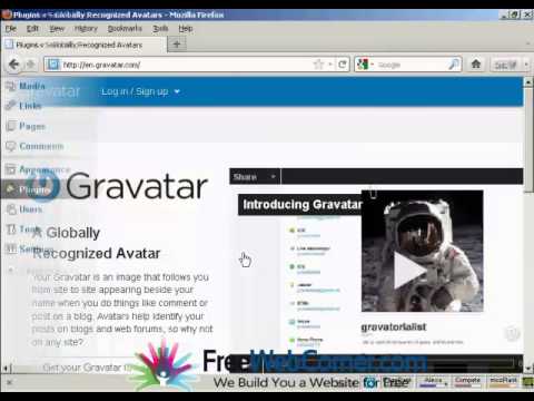 We Build You a website for free - How to use Gravatar for your wordpress