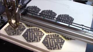 3D clay Tiles printing.