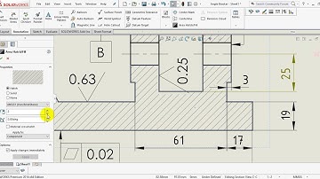 Bài 37  Tạo đường tâm trục, hiệu chỉnh tuyến ảnh khi xuất bản vẽ trong Solidworks