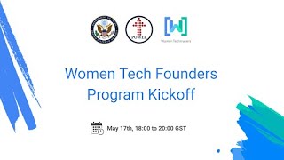 Women Tech Founders Program Kickoff