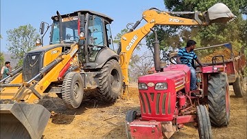 New Case 770 FX Backhoe JCB Machine Loading Mud In Tractors | Mahindra, Massey Ferguson, JOHN DEERE