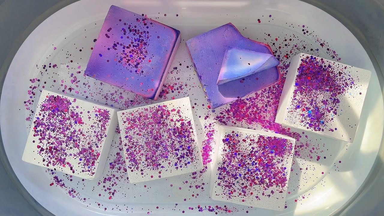 Gym Chalk/Happy crushing-purple wet chalk💜🤍