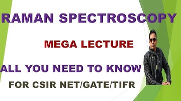 RAMAN SPECTROSCOPY FOR CSIR NET GATE