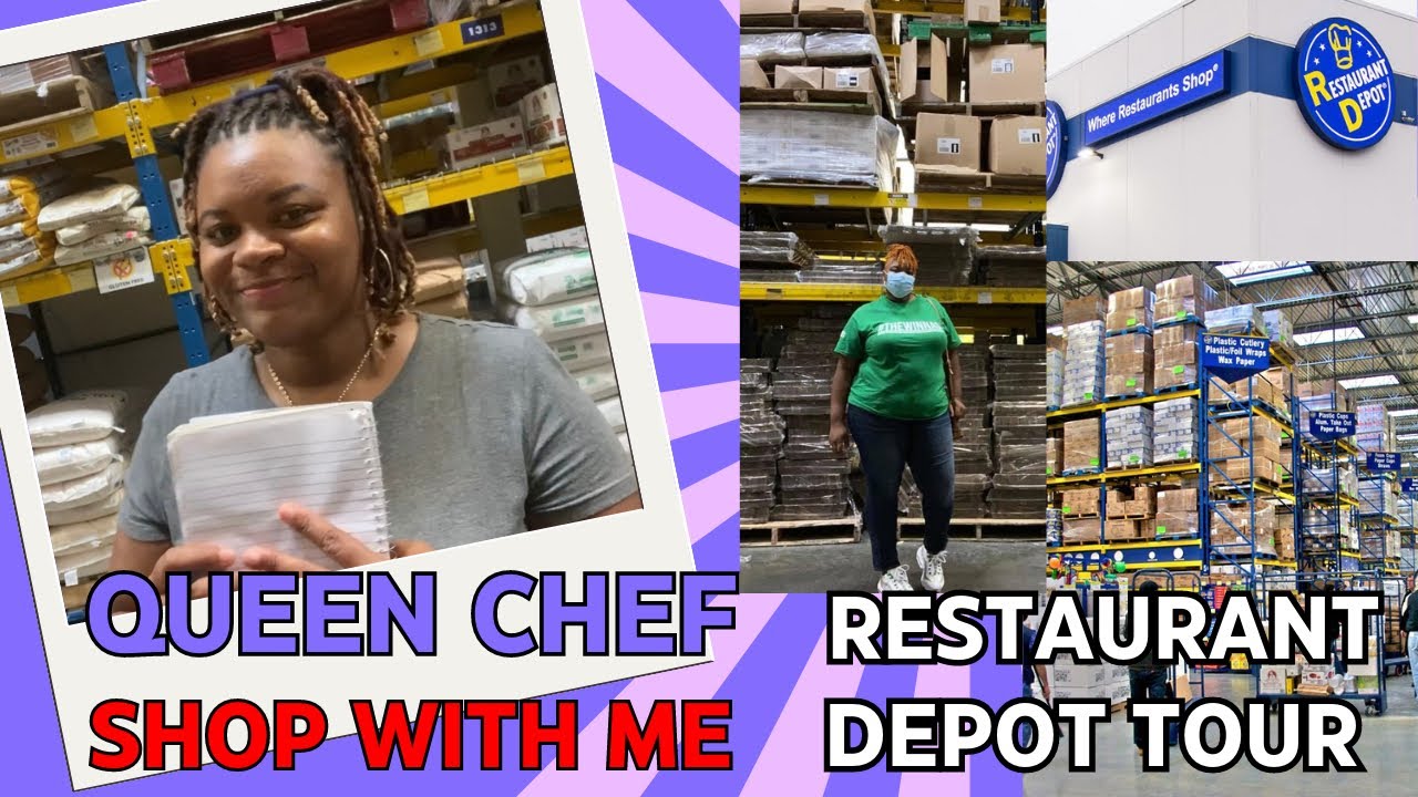 Shop with Queen Chef |Restaurant Depot |Catering for 50 people (Tour part 2) | over $400 in store 1
