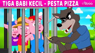 Tiga Babi Kecil - Pesta Pizza | Kartun Anak Anak | Bahasa Indonesia Cerita Anak