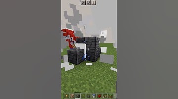 How to make Insane TNT Cannon in Minecraft Bedrock!🤯 Try this one!!🤯 #shorts #minecraft #mojang