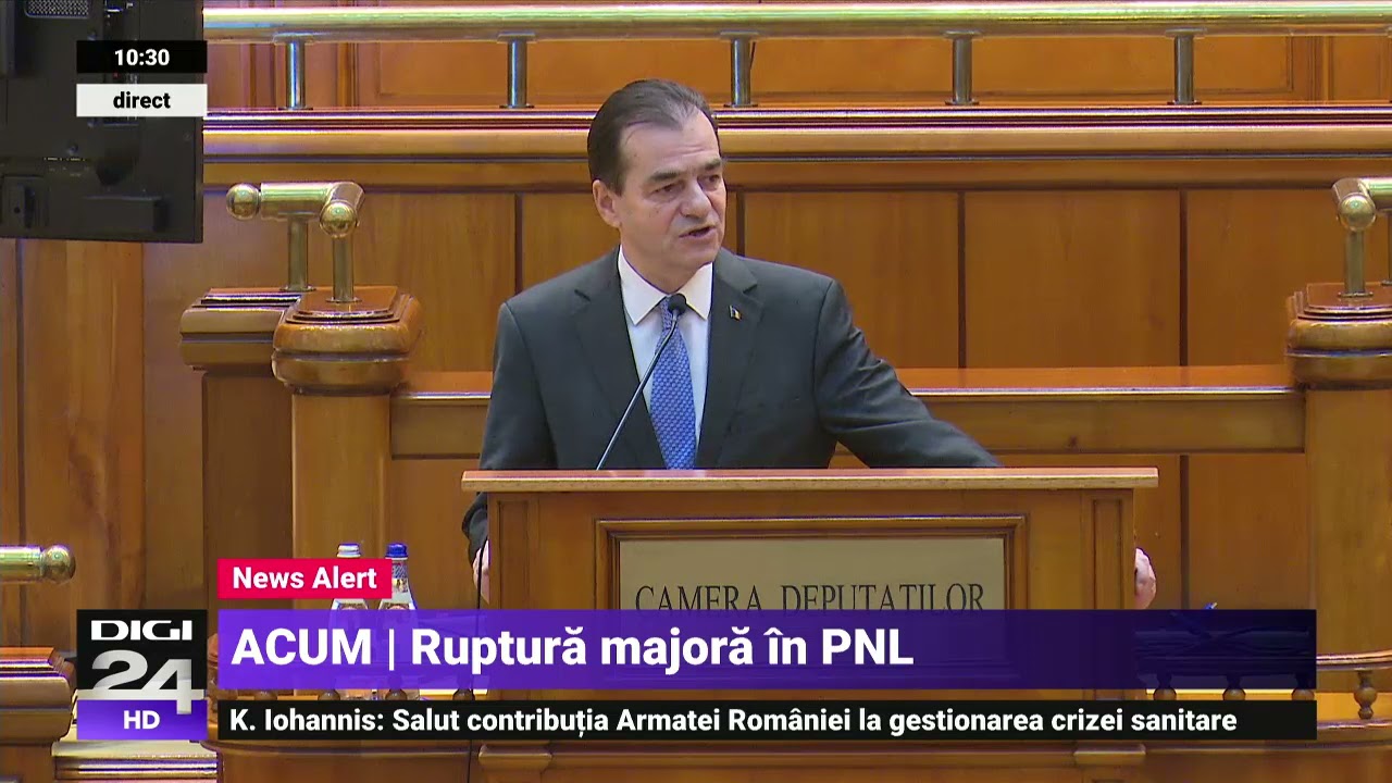 Ludovic Orban și A Anunțat Demisia Din Grupul Parlamentar Pnl Dar Rămane Deocamdată In Partid Youtube