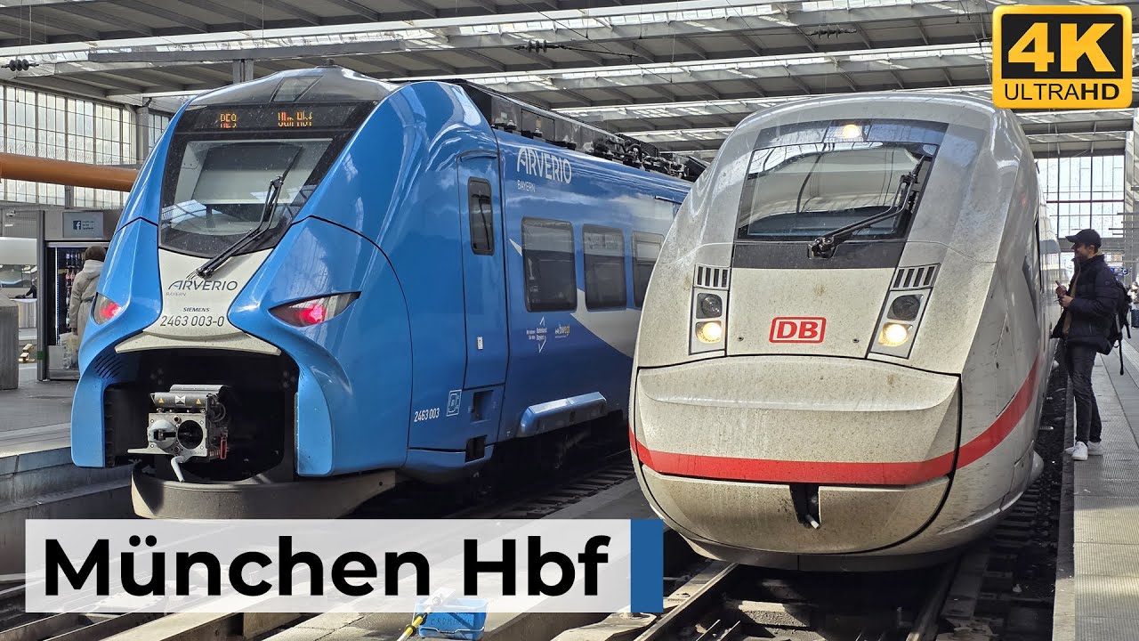 München Hbf 11.10.2025 - Nachmittagsverkehr mit internationalen Zügen & spannenden Lokbewegungen
