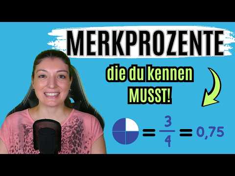 Vorschaubild: Diese MERKPROZENTE musst du kennen! (Mathe leicht gemacht)