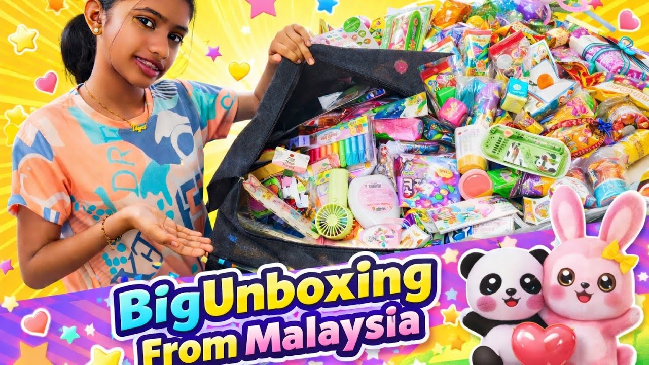 #Tiyakutty #Malaysiaൽ നിന്ന് വാങ്ങിയ എല്ലാ സാധനങ്ങളും ഒരുമിച്ച് #Unboxing ശരിക്കും ഞെട്ടി😱😱