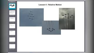 Unit 1 lesson 4 Relative motion