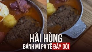 Hãi hùng pa tê đầy dòi của tiệm bánh mì chảo ở Thái Bình