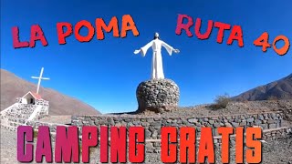 Ruta 40,,Conocemos La Poma,de yapa camping gratis🤩