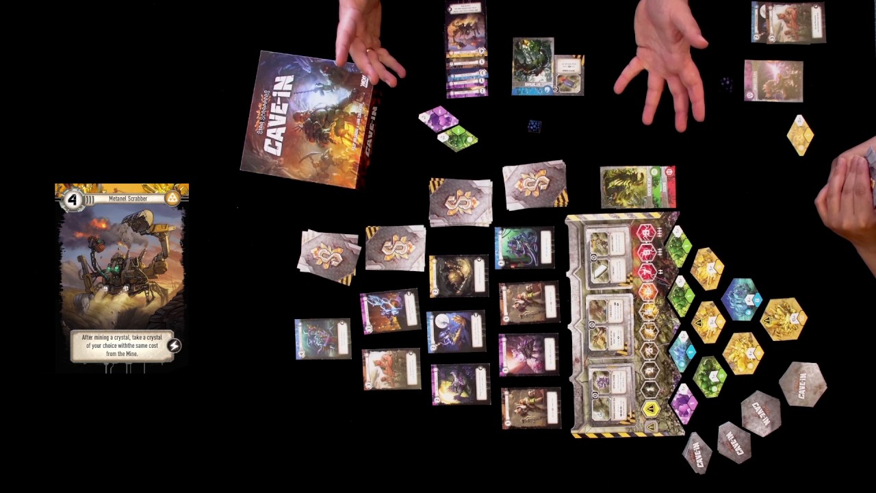 Board Game Girl - Star Scrappers: Cave-in Gameplay