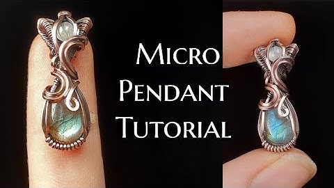 Micro Pendant Tutorial: How to Wire Wrap a Small Stone: DIY Jewelry: People’s Choice!