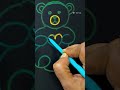 2. “Magic Board Drawing of a Cute Teddy 🧸 | AI Art Animation”#shorts #viral