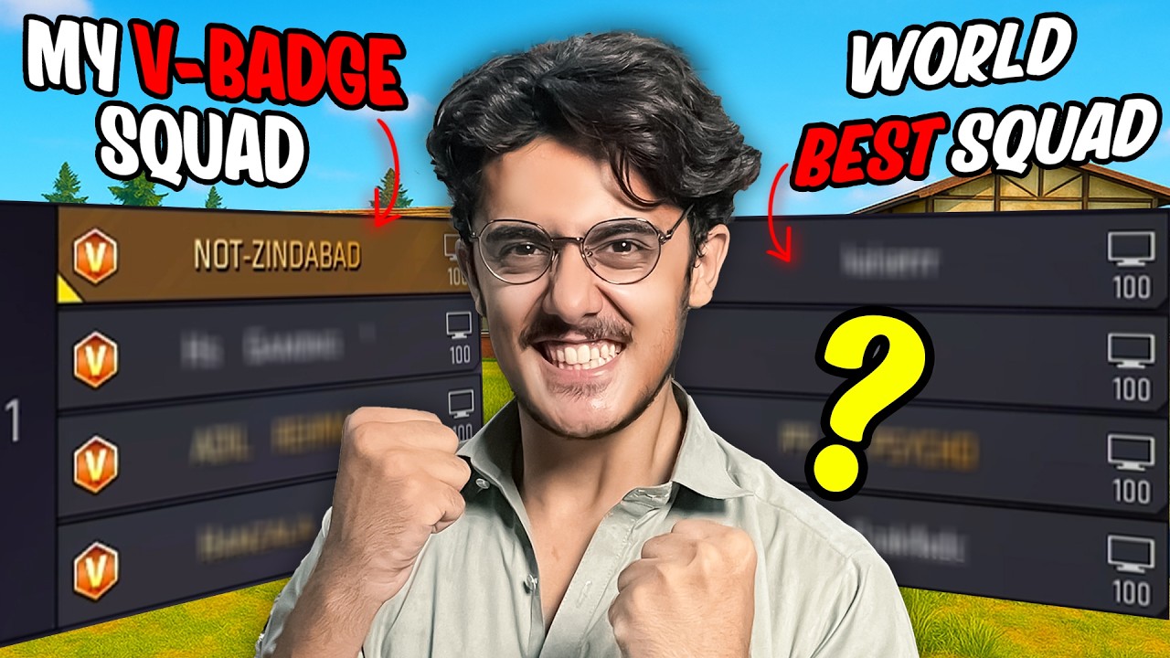 First V Badge Esport Team VS World's Best Teams 😱