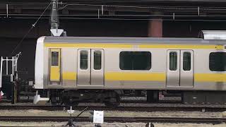 4/8 E231系500番台A551編成OM構内入替作業