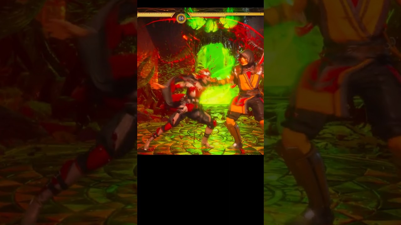 Сцена боя MK11 🔥 Скорпион против Скарлетт 