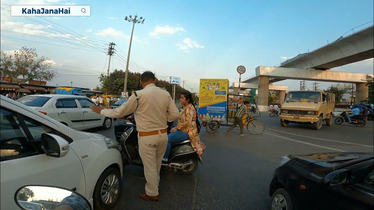 Indore metro construction updates Luv kush square to Heera Nagar YouTube