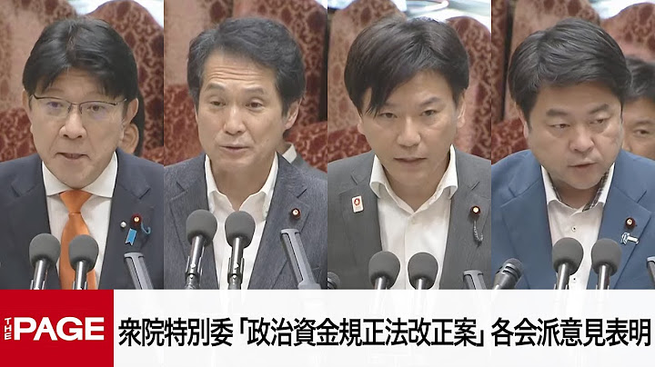 【国会中継】衆院政治改革特別委員会　「政治資金規正法改正案」各会派の意見表明（2025年6月19日）