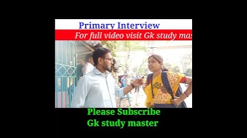 West Bengal Primary TET Interview Questions-2022| Part-4