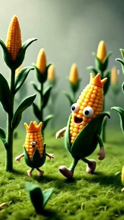 intro video of queen corn 🌽#queenCorn#veggiFriends#kidsshorts #like #subscribe#aivideo #animatedcart