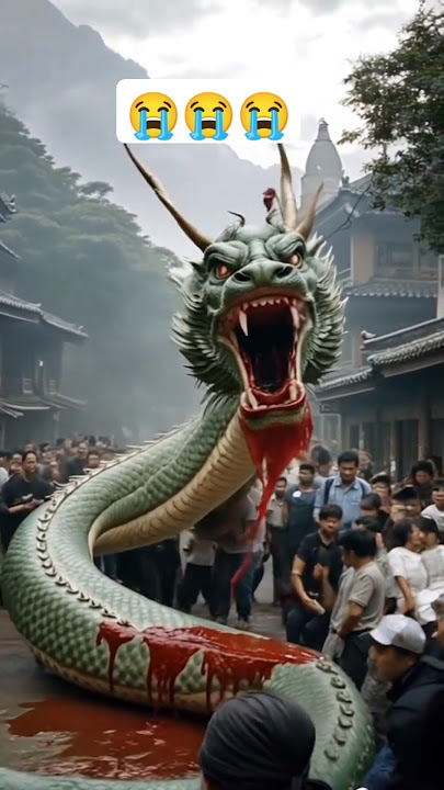 Injured dragon 🐉 OMG 😨 #animation #aicat #aianimation #ainimation