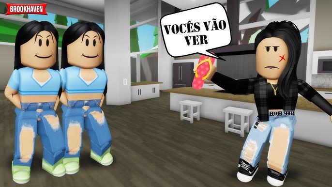 Luluca Gêmeas em Brookhaven RP Roblox 