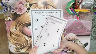 Connect Uppercase Letters with Lowercase for Kids | Alphabet Matching Activity | EZ Sisters