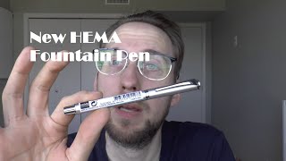 Lijken convergentie Museum New HEMA Fountain Pen Review - YouTube