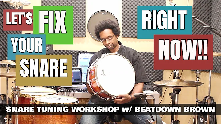 TUNE ANY SNARE DRUM FAST & EASY! - Snare Tuning Workshop 2018