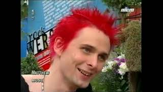 Muse - Interview For Mcm At Rock Werchter Festival, Belgium 2001
