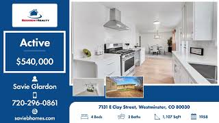 Active in 7131 E Clay Street Westminster CO 80030 Contact me for a showing