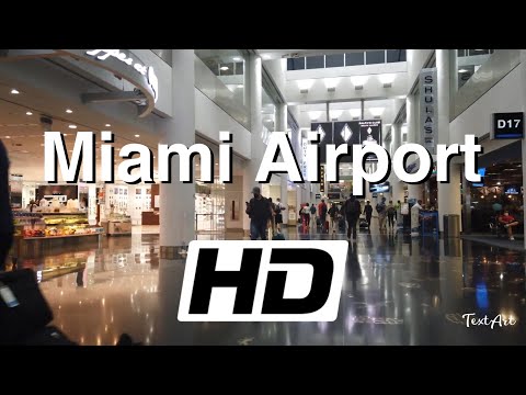 【4K】Miami International Airport