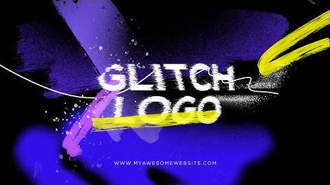 Glitch Logo Intro Grunge Distortion Premiere Pro Templates