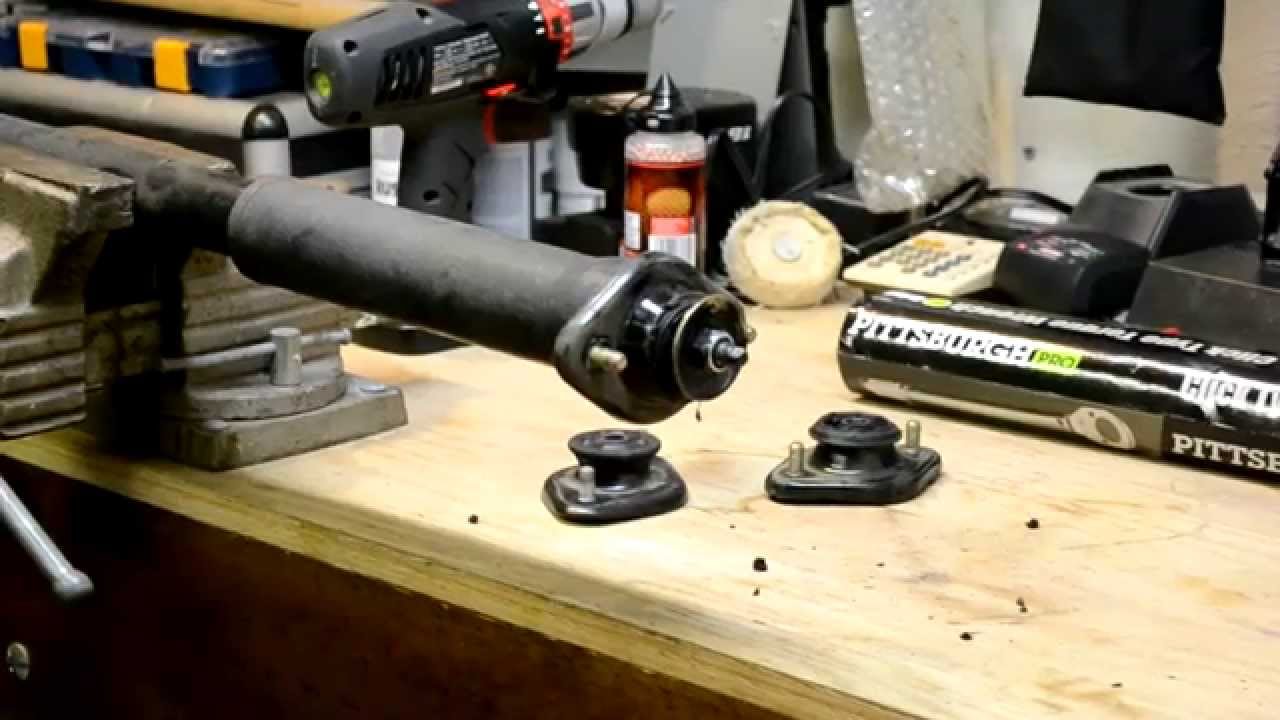 BMW E30 Rear Shock Mounts Swap and Installation - YouTube