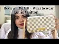 Louis Vuitton Favorite PM Damier Azur | Review | 8 Ways to wear | WIMB |  Minks and Macarons