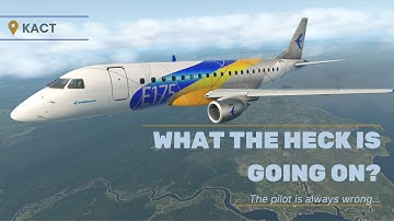 Debriefing an ILS Approach | XCrafts E175 | XPlane 11