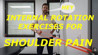 ***SHOULDER PAIN*** Internal rotation exercises